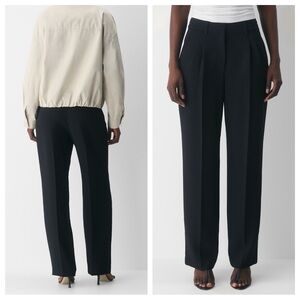 Aritzia The Effortless Pant Curve-Fit Trouser Bottoms Tailored High-Rise Relaxed